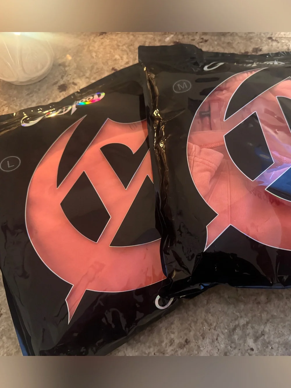 Godspeed Vitals Salmon Set Shirt (L) + Shorts (M) New With Tags And Bag